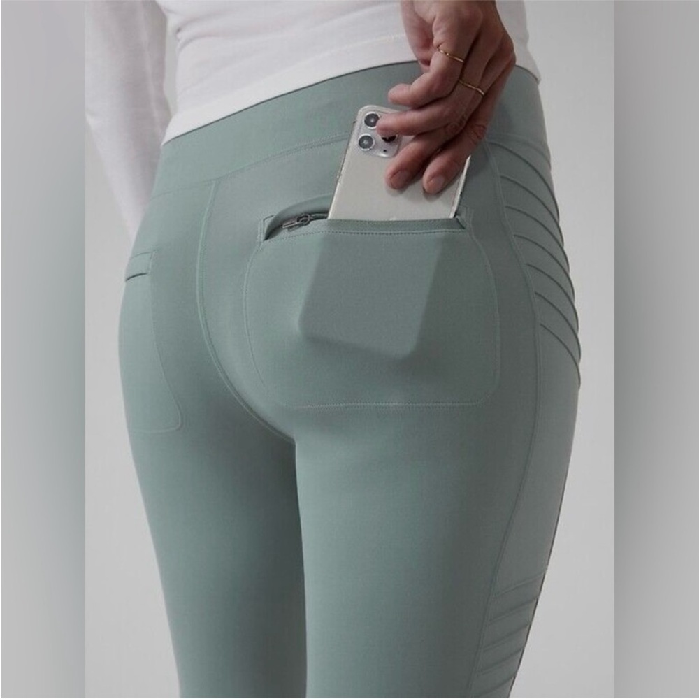 Athleta Delancey Moto Tight, size small, NWOT - Picture 3 of 7